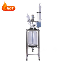 Explosion Proof Chemical 50L Jacketed Glass Reactor For Lab